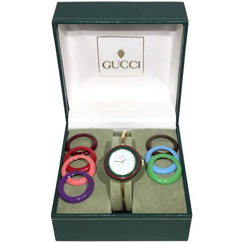 gucci watch bezel replacement|vintage gucci watch with bezels.